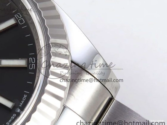 Best on DateJust 126334 41 C+F Oyster Steel 904L 1:1 Edition Dial VR3235 Bracelet SS Gray 1224